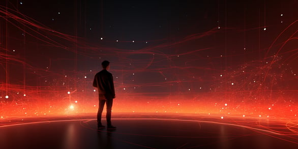 contentleaders_man_looking_at_data_orange_red_lines_of_light_Li_3d2f2e05-307c-40d2-b2d9-b059ba6dcaad